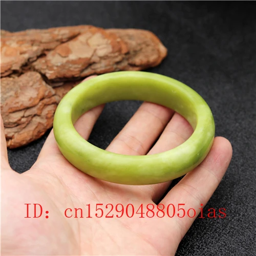 1 шт. натуральный белый зеленый нефритовый браслет очаровательные ювелирные