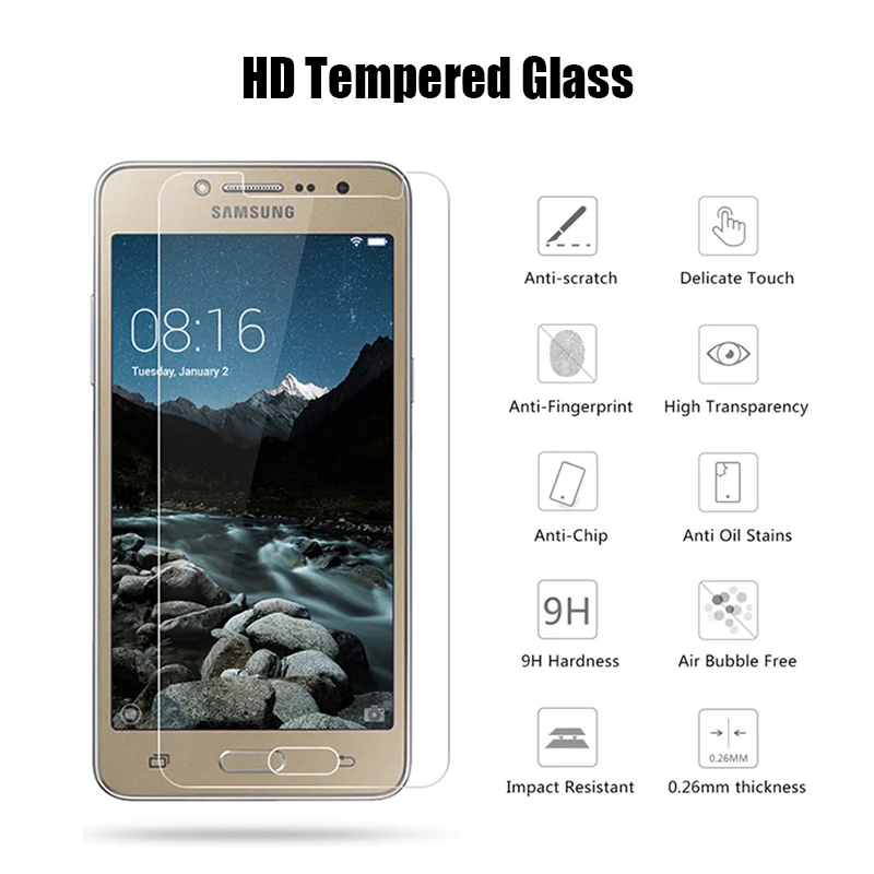 Закаленное стекло для Samsung Galaxy 7 5 4 3 2 10 Lite HD Knockproof Защитное J1 Mini Prime Nxt Ace защитная