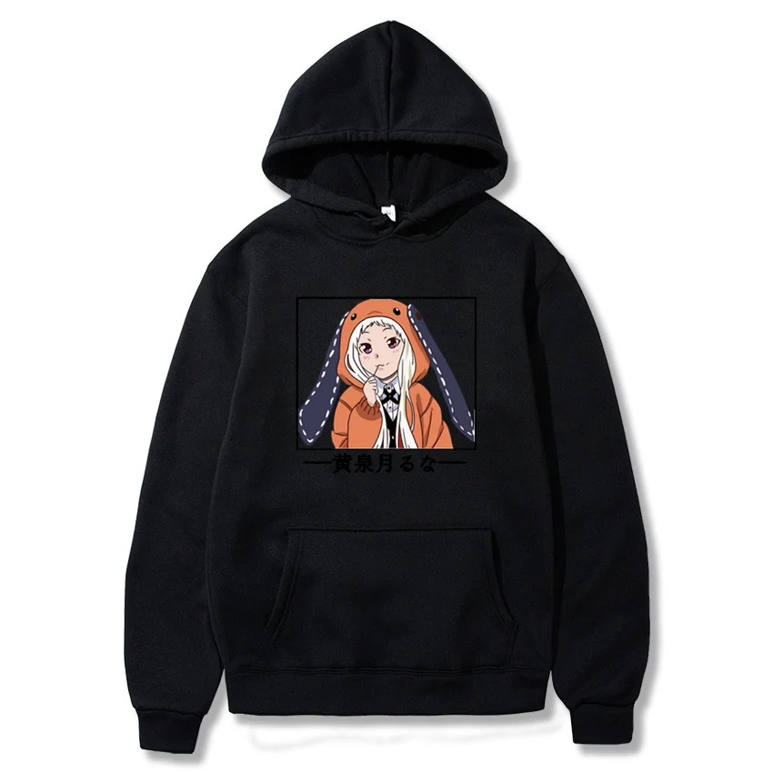 

Tokyo Revengers Hoodies Kakegurui Runa Hoodies Long Sleeved Pullovers Tops With Pockets Men Womens Oversized Hoodie