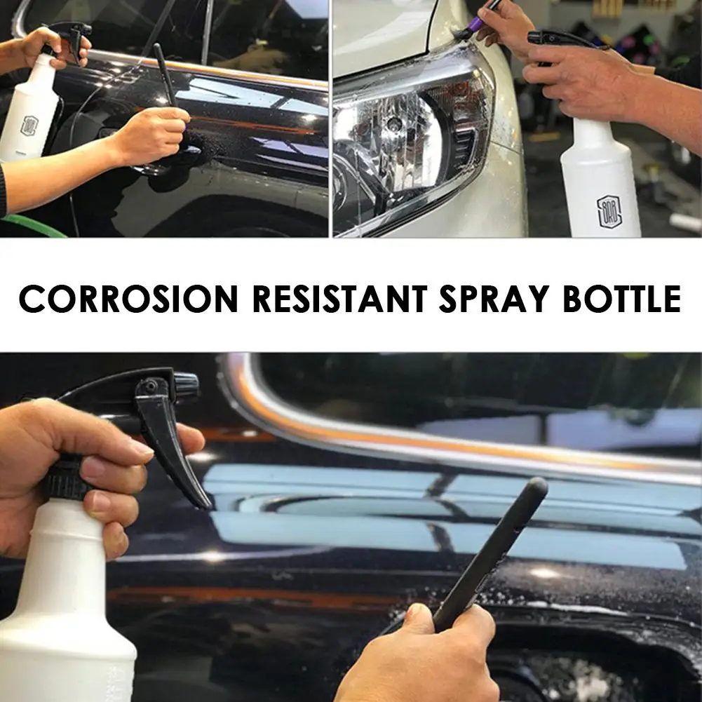 

750ml Car Washing Hand Pressure Spray Bottle Corrosion Resistant Sprayer 5pcs/set Car Brushes Wheel Rim Detailing