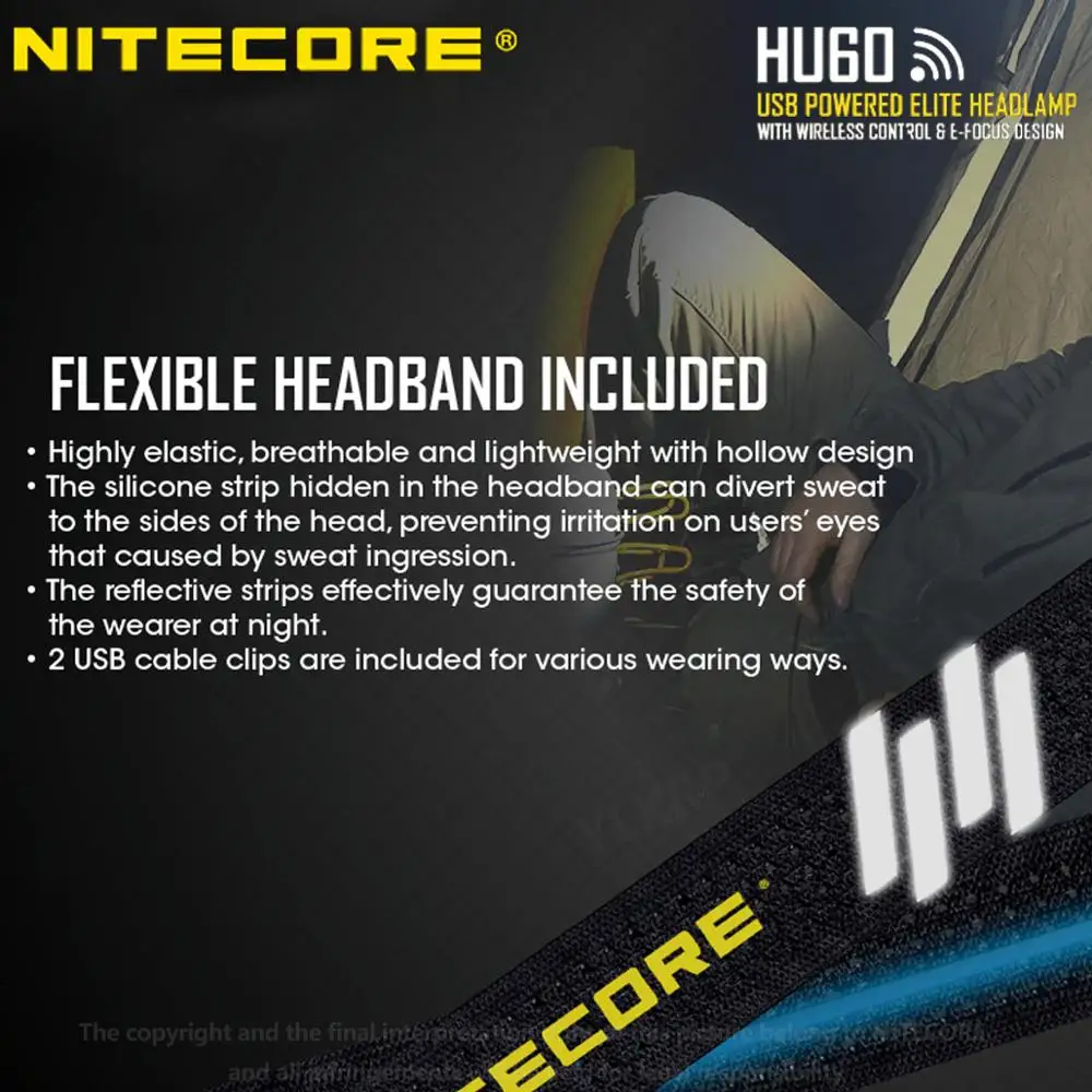 Оригинальное зарядное устройство NITECORE HU60 4 x CREE XP-G3 S3 светодиодный s + 1 XHP35 HD E2