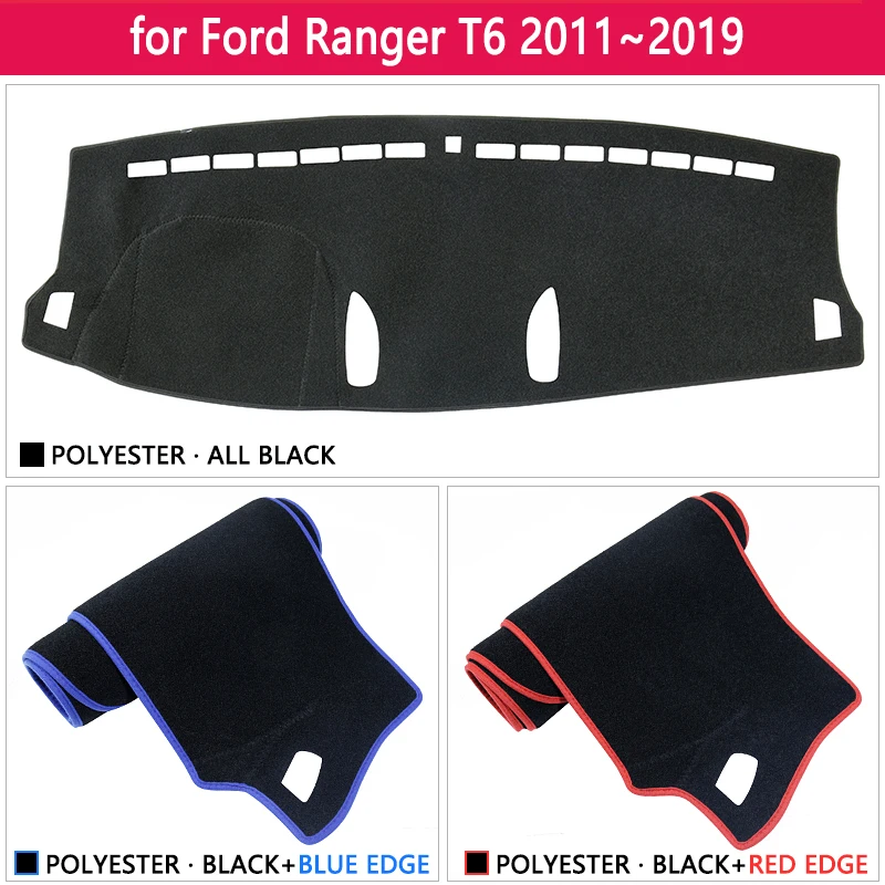 Для Ford Ranger T6 2011 2012 2013 2014 2015 2016 2017 2018 2019 Противоскользящий коврик для приборной