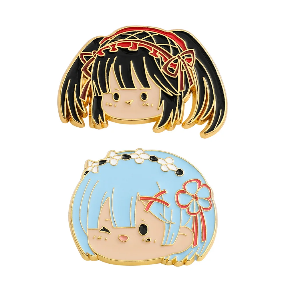 

C1350 японские аниме значки Милая манга эмалевая брошь на булавке для одежды Заколки на лацкан ювелирные значки на рюкзак аксессуары Подарки