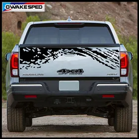 Спортивные Полосы Виниловые наклейки для Honda Ridgeline внедорожные 4X4 графика двери автомобиля боковая юбка наклейки пикап наклейка на багажник