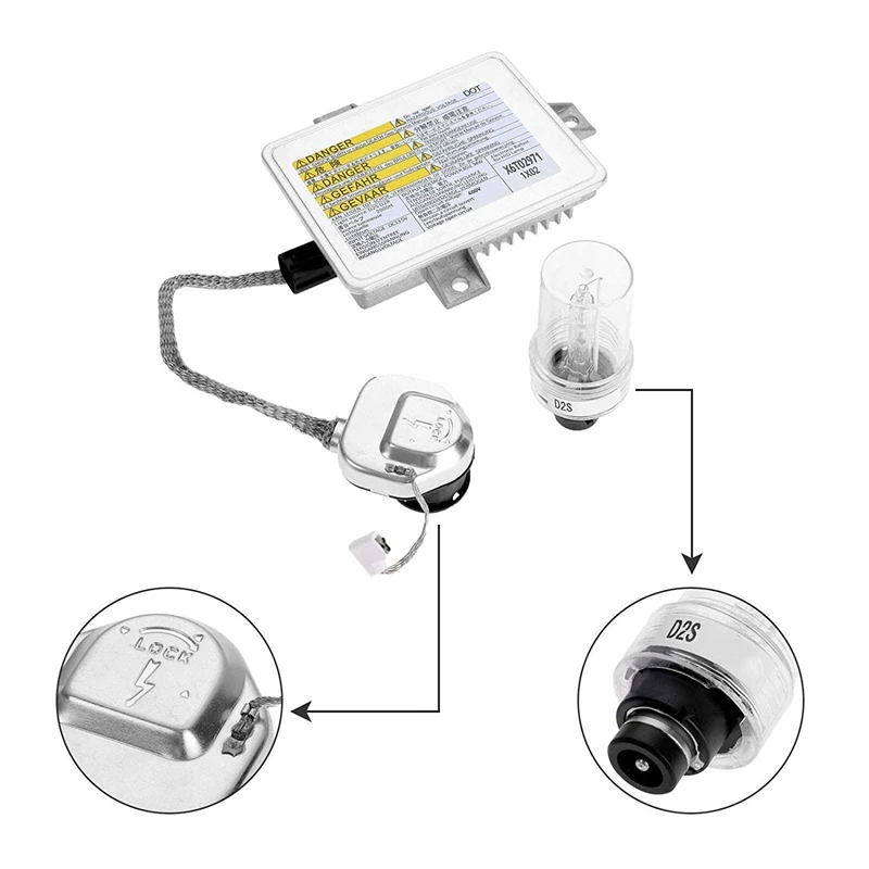 Ксеноновый балласт для фар X6T02971 W3T10471 X6T02991 33119 S0K A10 HID с воспламенителем и