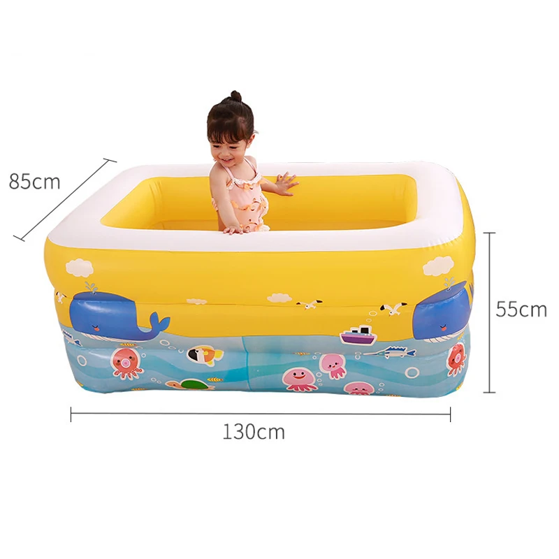 

3-storey rectangular inflatable cistern for infants and toys Undersea World Pattern Ocean Ball Pool