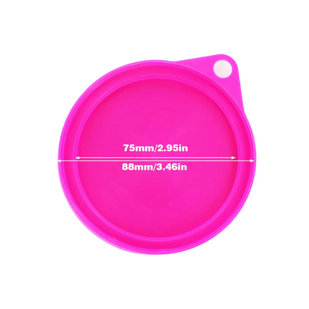 

6PCS Silicone Can Lid For Cans Reusable Seal Cover For Dog Cat Food Storage Water Feeding Bowl Lids Portable Pet Supplies