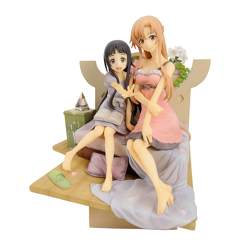 Меч искусство онлайн сексуальная девушка Asuna & Yui виньетта Фигурки ПВХ экшн