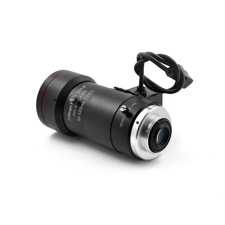 Телефото 12 120 мм промышленный объектив 1/1 8 дюймов HD Автоматический зум iris FA низкое