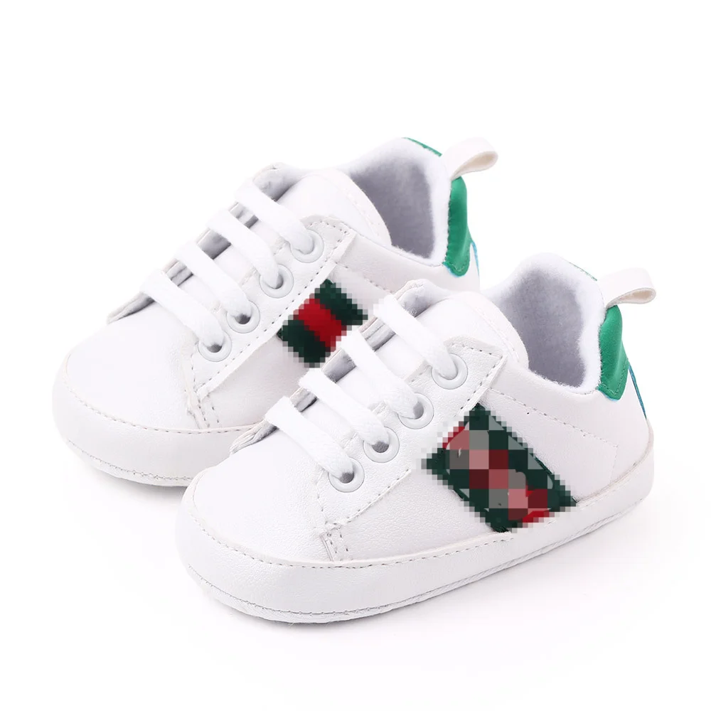

Baby Shoes Boys Girls Fashion Sports 0-6-12 Month Prewalker for Newborn Soft Sole PUFirst Walkers