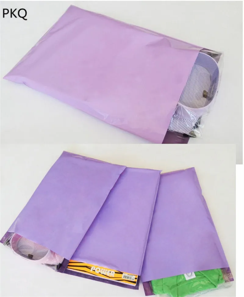 100 шт. большие розовые почтовые конверты пластиковые пакеты зеленые белая