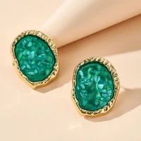 ins hot selling bohemian irregular gold plating stud earrings modern women earrings for gift