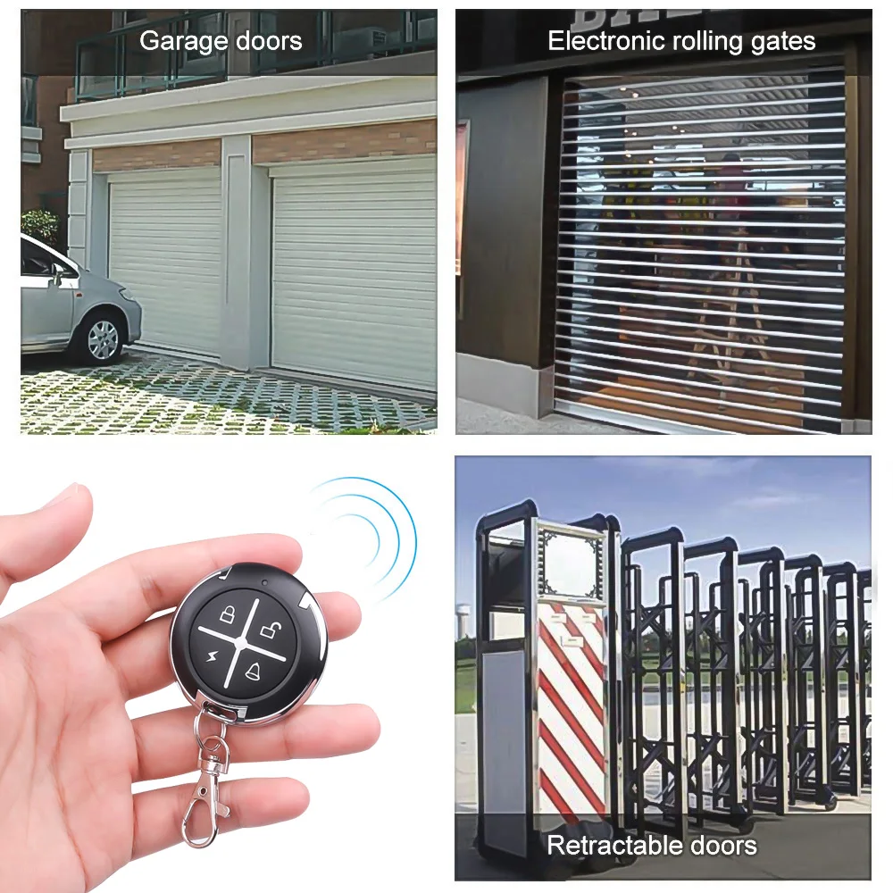 Garage Gate Door 433MHZ Remote Control Key Ring Auto Pair Copy Opener Controller Duplicator Universal | Автомобили и мотоциклы