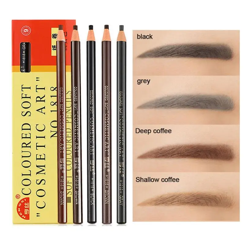 Eyebrow Pen Waterproof Fork Tip Eyebrow Tattoo Easy To Color Double-end Eyebrow Pencil Liquid Eyebrow Enhancer Dye Tint Pen