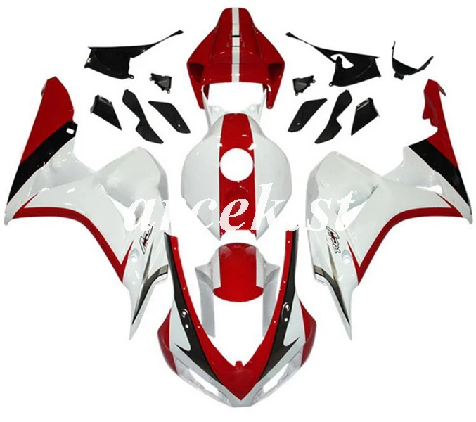 

4 Free Gifts New ABS bike Fairings kit Fit For HONDA CBR1000RR 2006 2007 06 07 Bodywork set Red white Nice