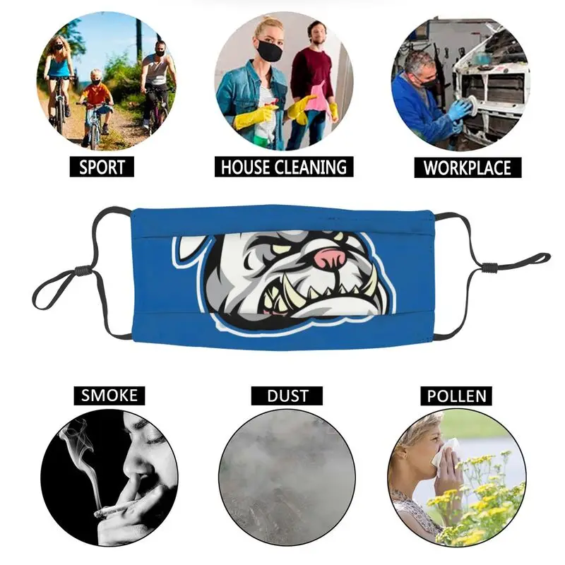 

Bulldogs Artworks Face Mask Adult Anti Dust Fan Art Mask Protection Respirator Reusable Mouth Muffle