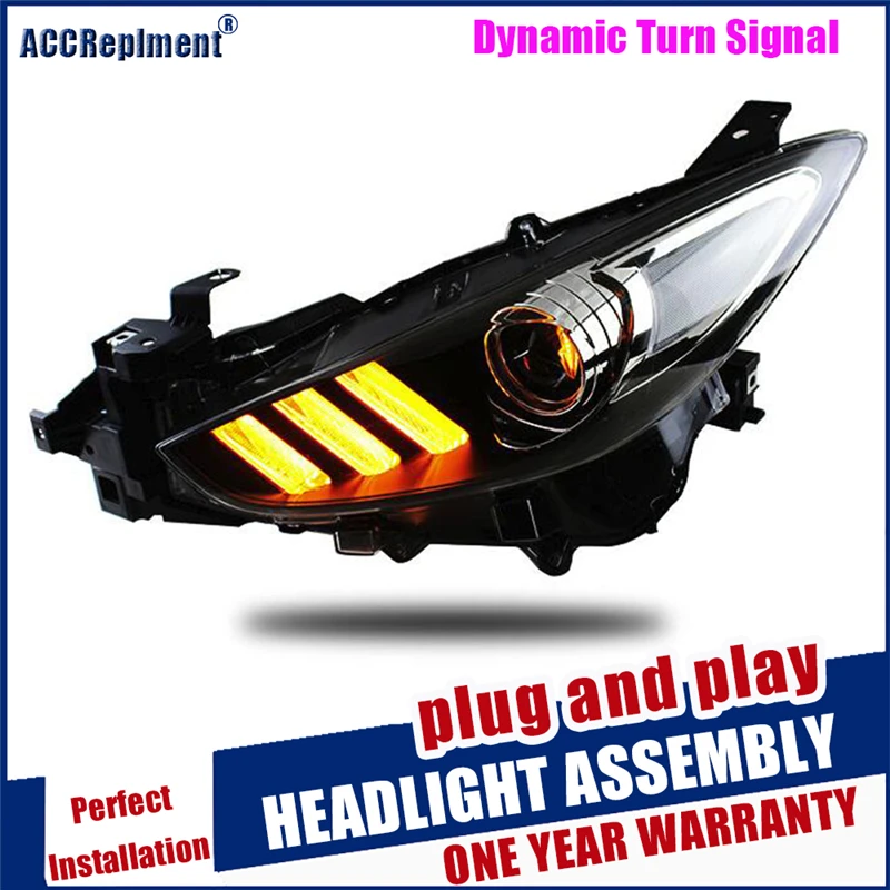 2017 2018 2019 динамический сигнал поворота светодиодный налобный фонарь для