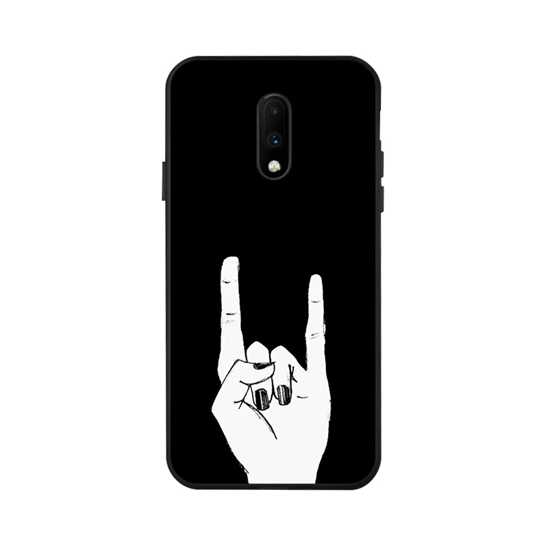 case for oneplus nord 2 7t pro 6t 8t 9 pro case black cartoon cat phone cases for one plus 8 t 7 9 7t pro 6 6t covers bumper free global shipping