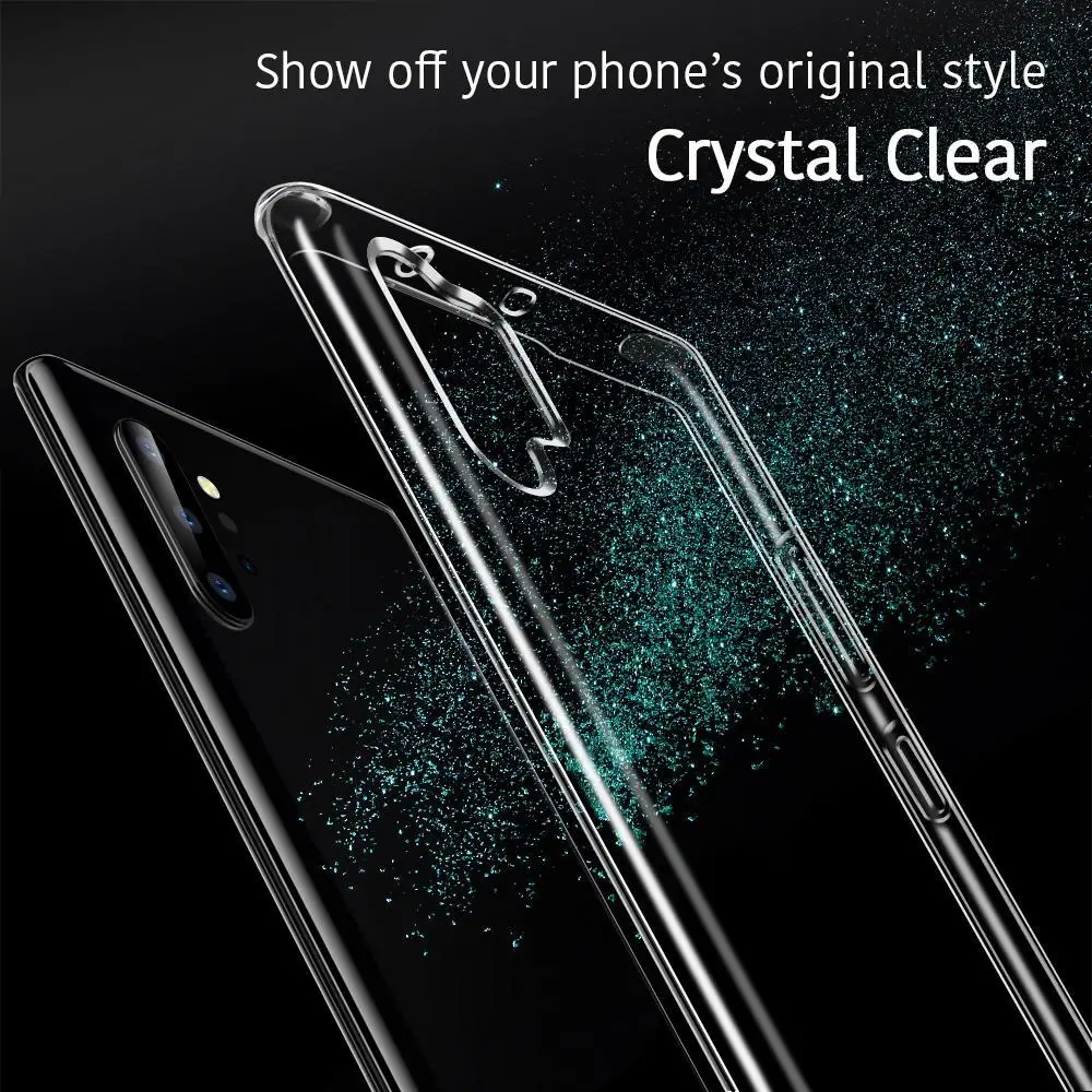 Прозрачный мягкий чехол из ТПУ с принтом "для samsung Galaxy Note 10 Pro A50S A30S A20S A10S S10 S9 S8 плюс A6 A8 плюс ультра тонкий силикон чехол