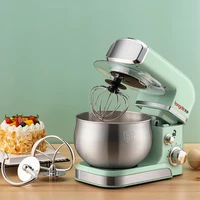 4l stand mixer multifunctional chef machine kneading machine desktop whisk automatic household stainless steel bowl food mixer