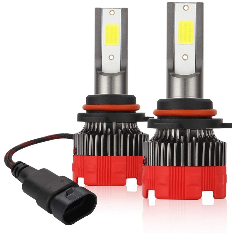 

9005 LED Headlight Bulbs 6000K HB3 HI/Low Beam 55W 8000 Lumens Fog Lamp Bright Waterproof DOB Kit 2 Lamps 360° Rotation