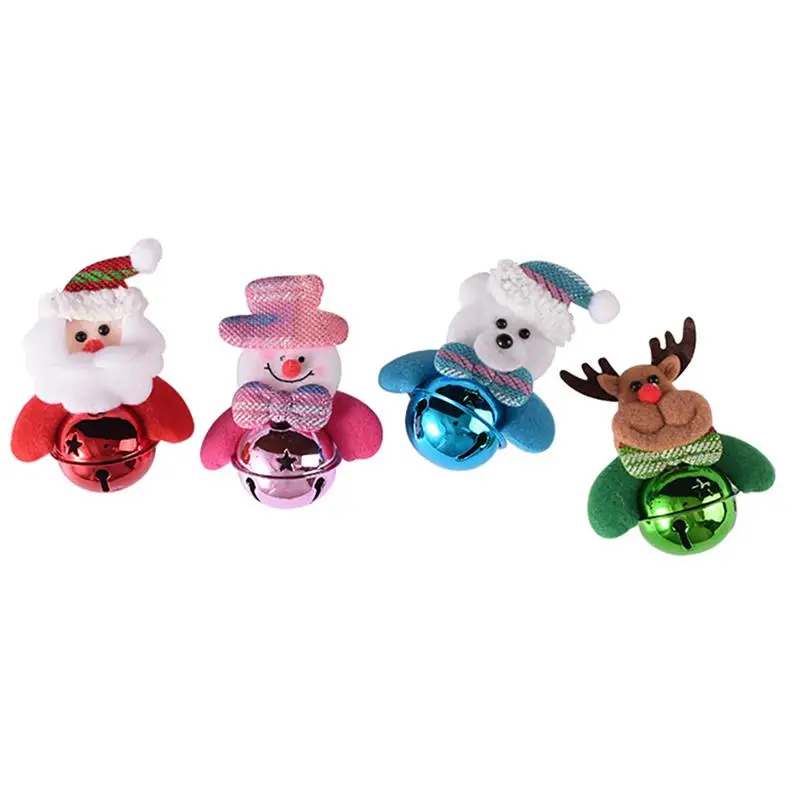 1 шт. Рождественская игрушка для кошек плюшевый милый колокольчик декоративные