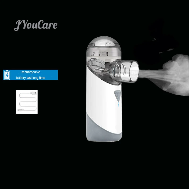 JYouCare Mesh Nebulizer Medical Portable Atomizer Rechargeable Inhaler Silent Waterproof inalador for kids nebulizador portatil | Красота и