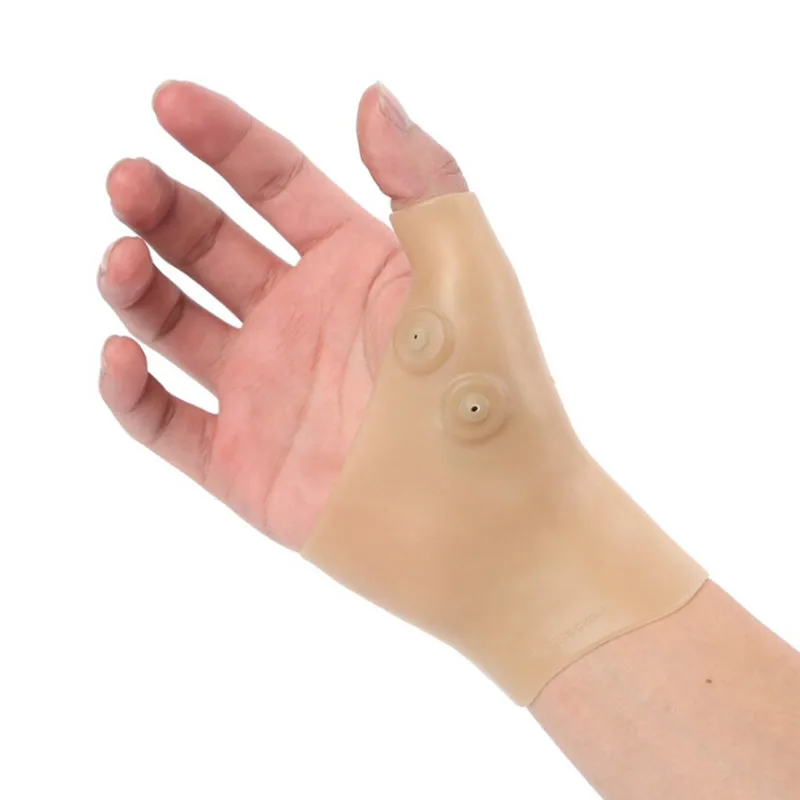 Magnetic Therapy Thumb Support Gel Gloves Silicone Wrist Hand Arthritis Pressure Corrector Massage Pain Relief | Спорт и развлечения