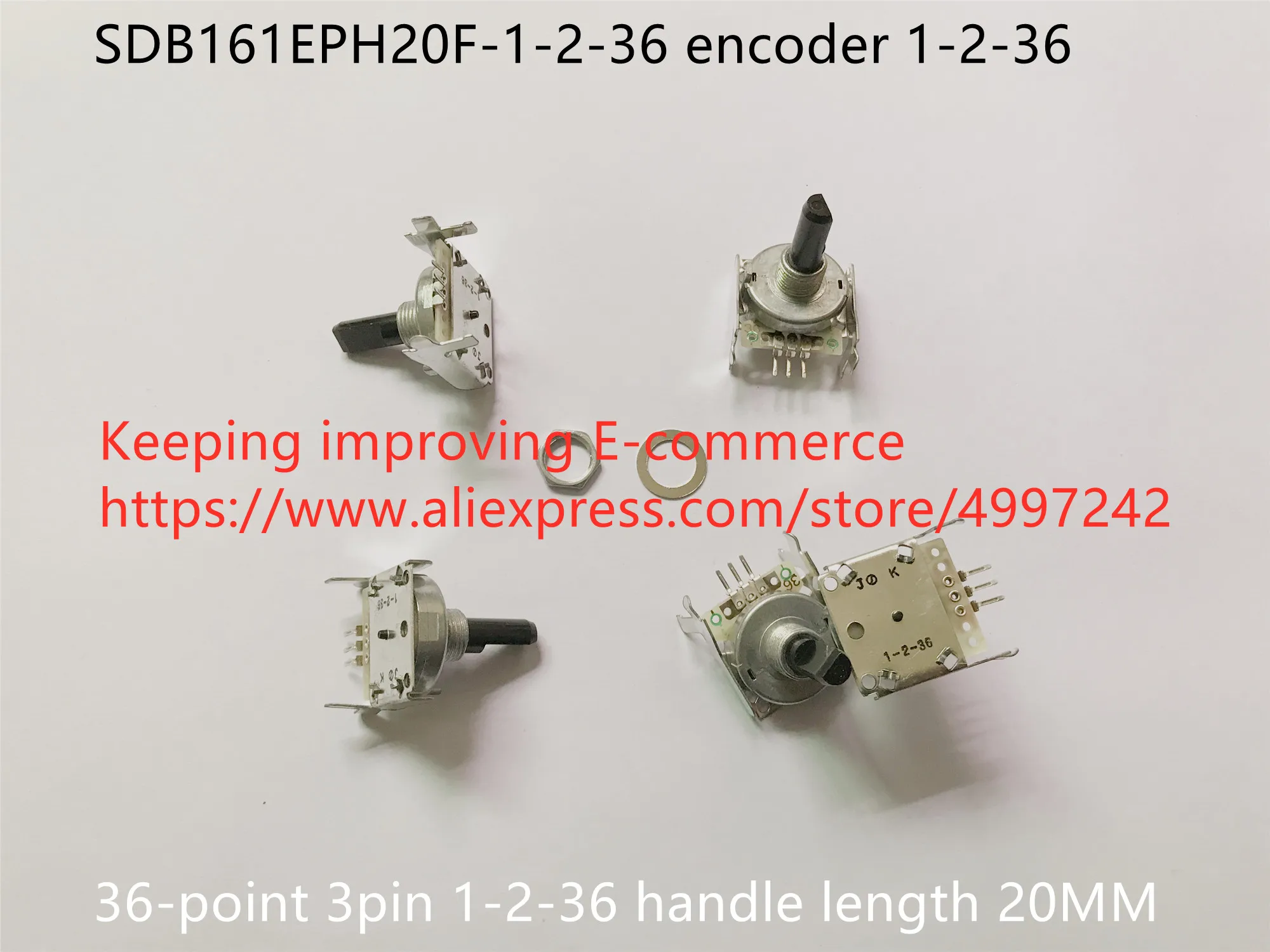 Оригинальный новый 100% кодер 36 точка 3pin длина ручки 20 мм SDB161EPH20F 1 2