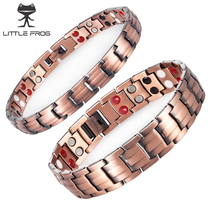 Маленькая лягушка из чистой меди браслет для магнитотерапии облегчение боли