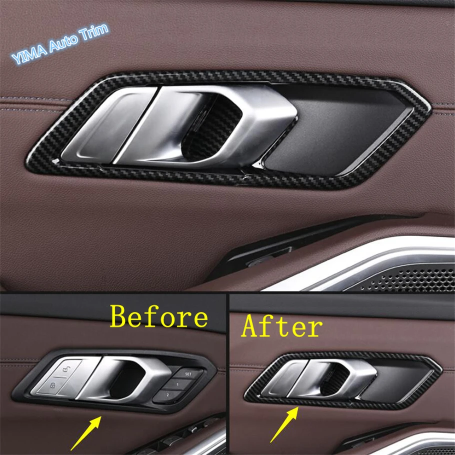 Автомобильный Стайлинг Lapetus внутренняя дверная ручка чаша рамка крышка отделка