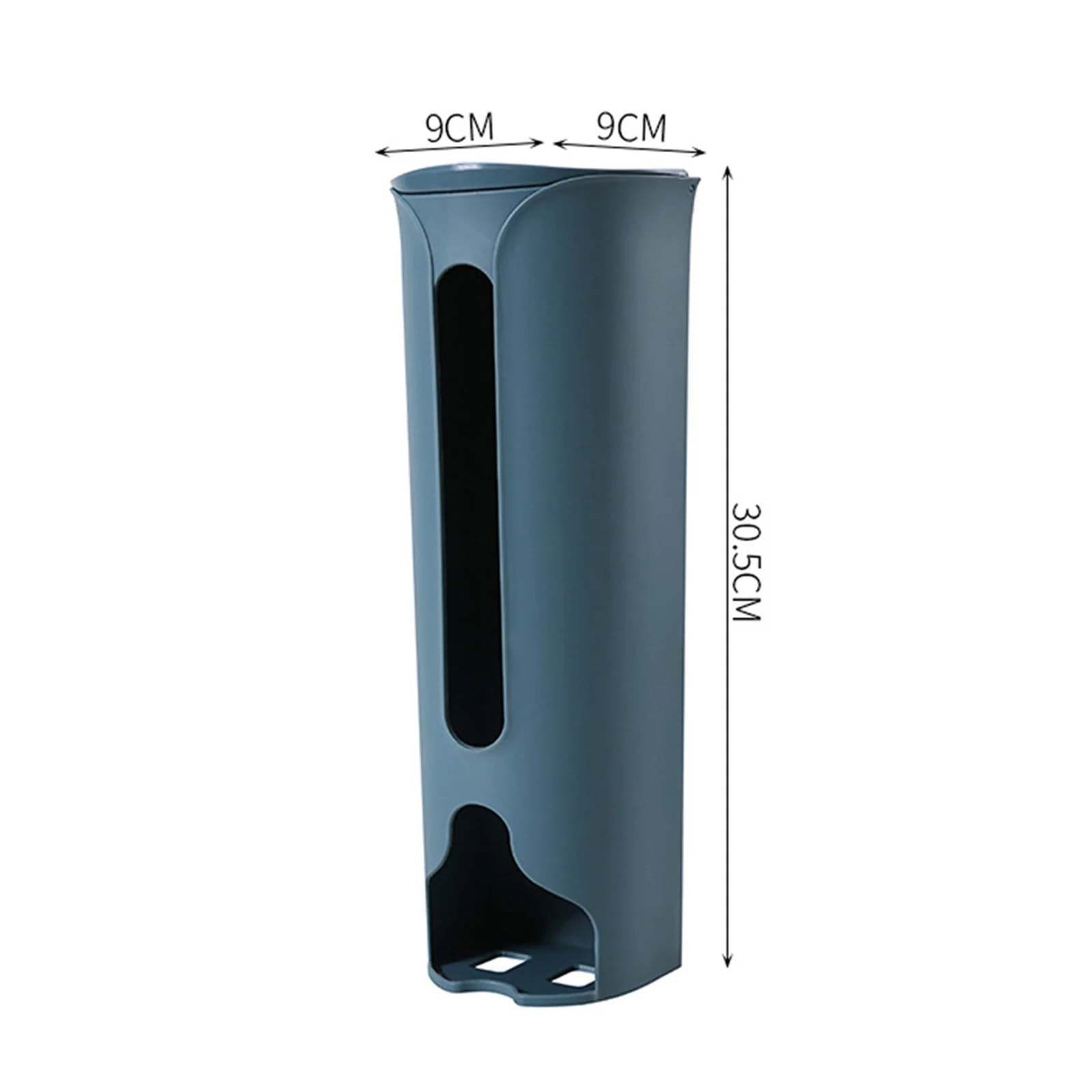 

Trash Bag Storage Box Artifact Kitchen Plastic Sack Collector Wall-mounted Removable Convenient Clean Solid Color Case