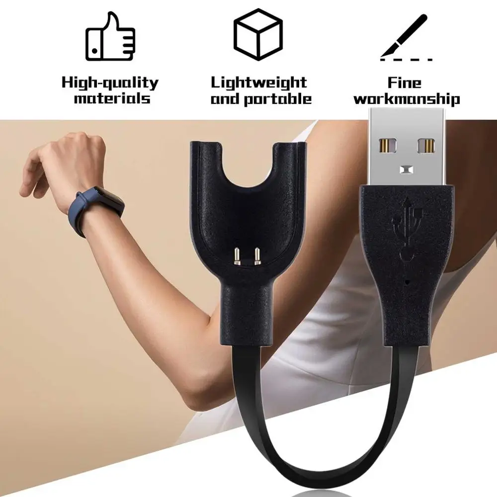 M3 сменный зарядный кабель для Xiaomi mi Band 3 USB быстрой зарядки умные аксессуары Xiao