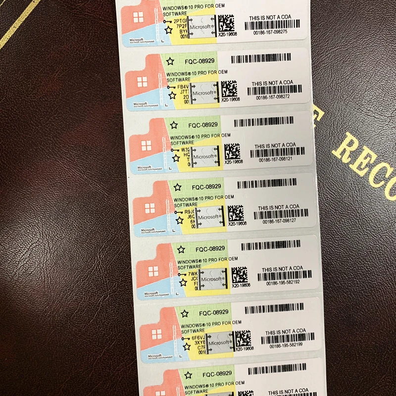 Наклейка Microsoft windows 10 pro | Электроника