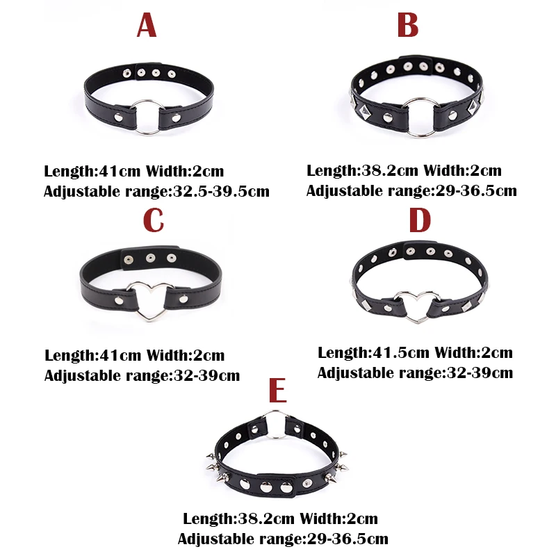 Фетиш бдсм с круглой горловиной искусственная кожа колье панк колье-ошейник