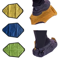 2pcspair new step in sock reusable shoe cover one step hand free sock shoe covers durable portable automatic shoe covers
