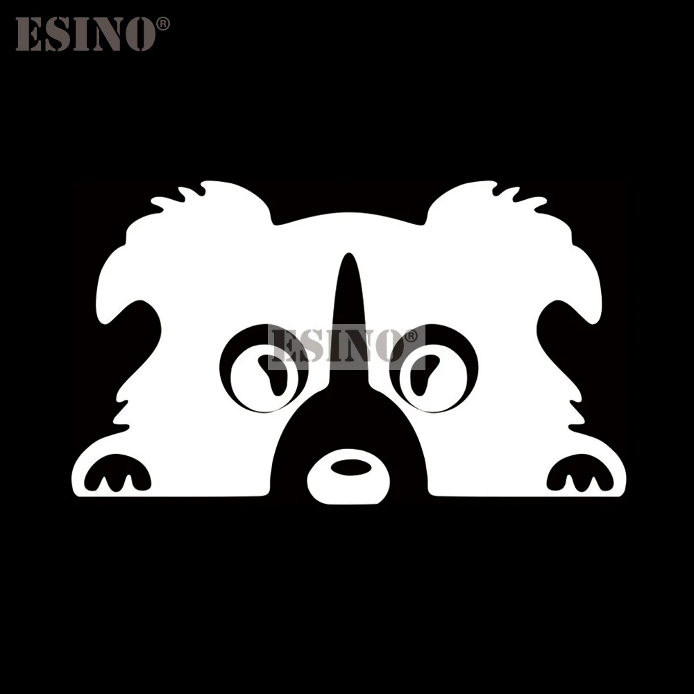 Автомобильный Стайлинг колли Милая собачка забавные авто наклейка мультфильм