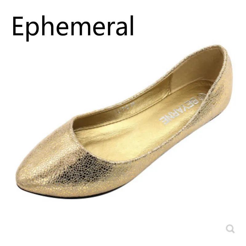 Женские удобные нескользящие туфли на плоской подошве с круглым носком