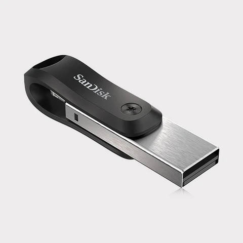 USB-флеш-накопитель SanDisk iXPand, OTG, USB 256, 128 ГБ, MFi, для iPhone и iPad SDIX60N