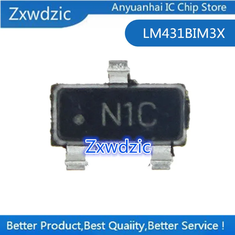 

100pcs 100% New Imported Original LM431BIM3X / NOPB LM431BIM3 LM431 N1C SOT23 Reference Voltage Chip