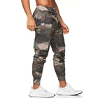 Брюки-Джоггеры мужские камуфляжные, быстросохнущие спортивные штаны для бега, спортивные тонкие брюки для спортзала, фитнеса, лето