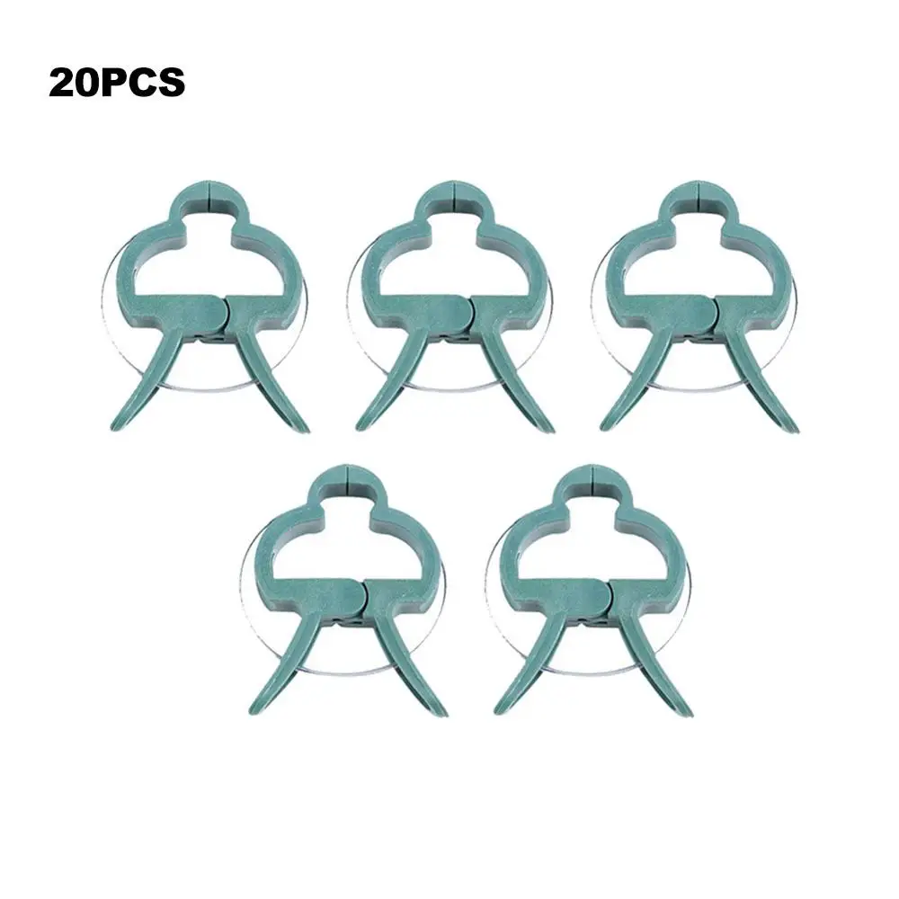 

20 PCS Plant Gardening Clip Flower Fixed Plant Clip Gardening Clip Plant Grafting Clip Plant Flower Seedling Stem Support Clips