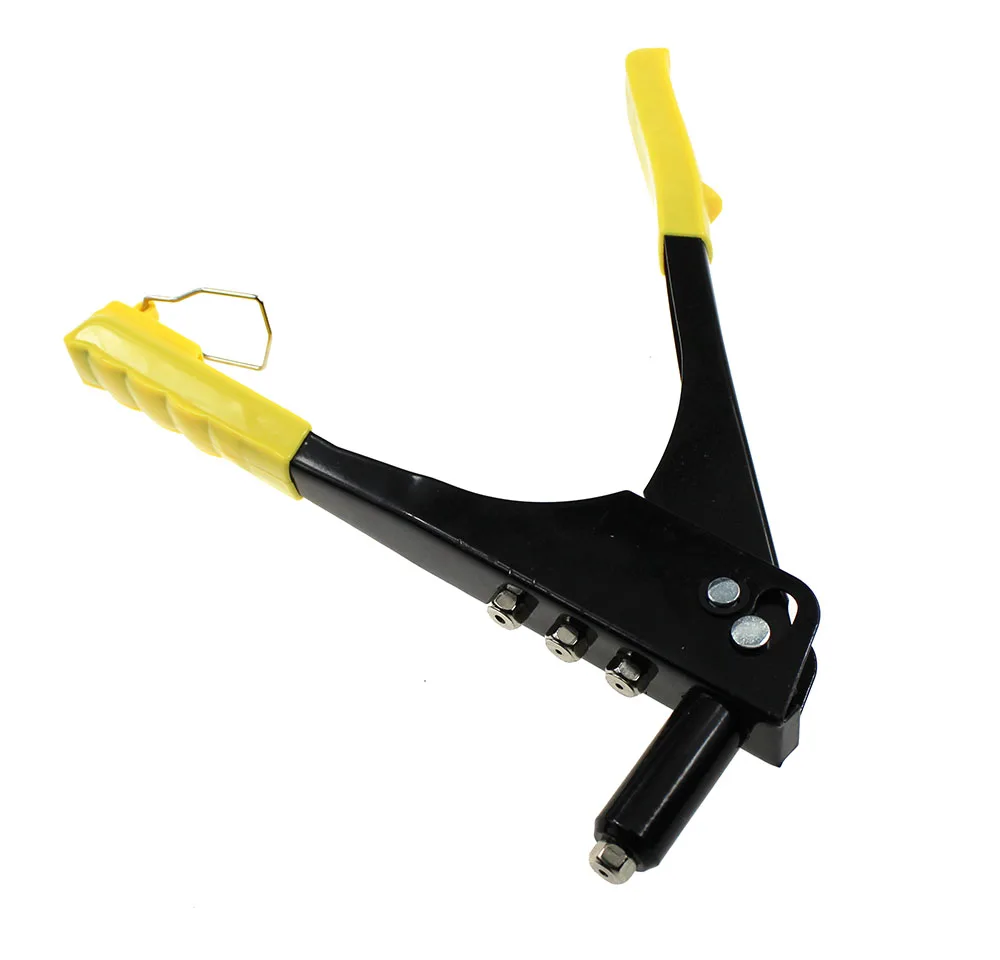 

10" Riveter Gun Kit for 3/32" 1/8" 5/32" 3/16" rivet Hand Tool Set Gutter Repair Heavy Duty
