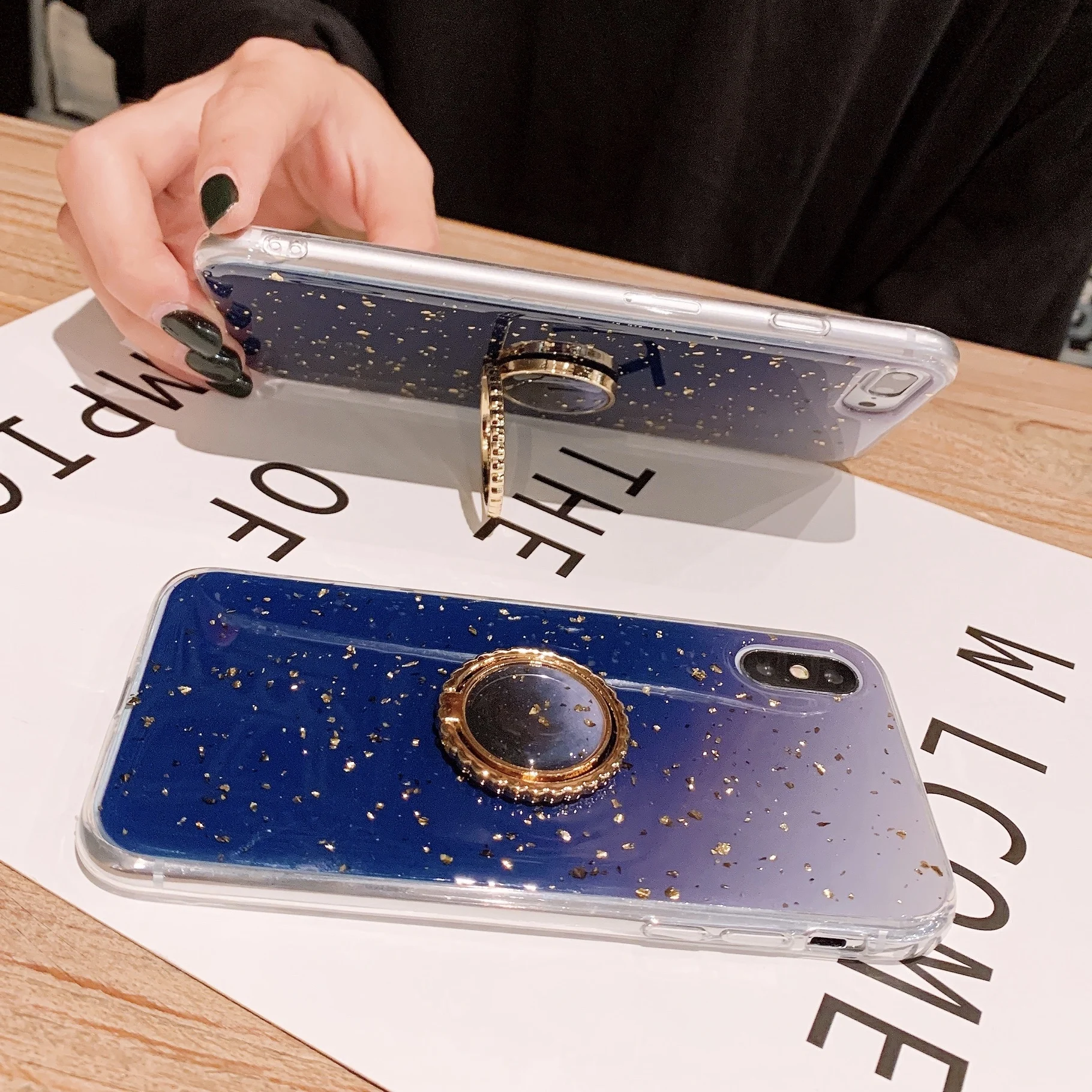 Блестящий Магнитный чехол для телефона Apple iPhone X XR XS 11 Pro Max 8 7 6S 6 Plus роскошный с