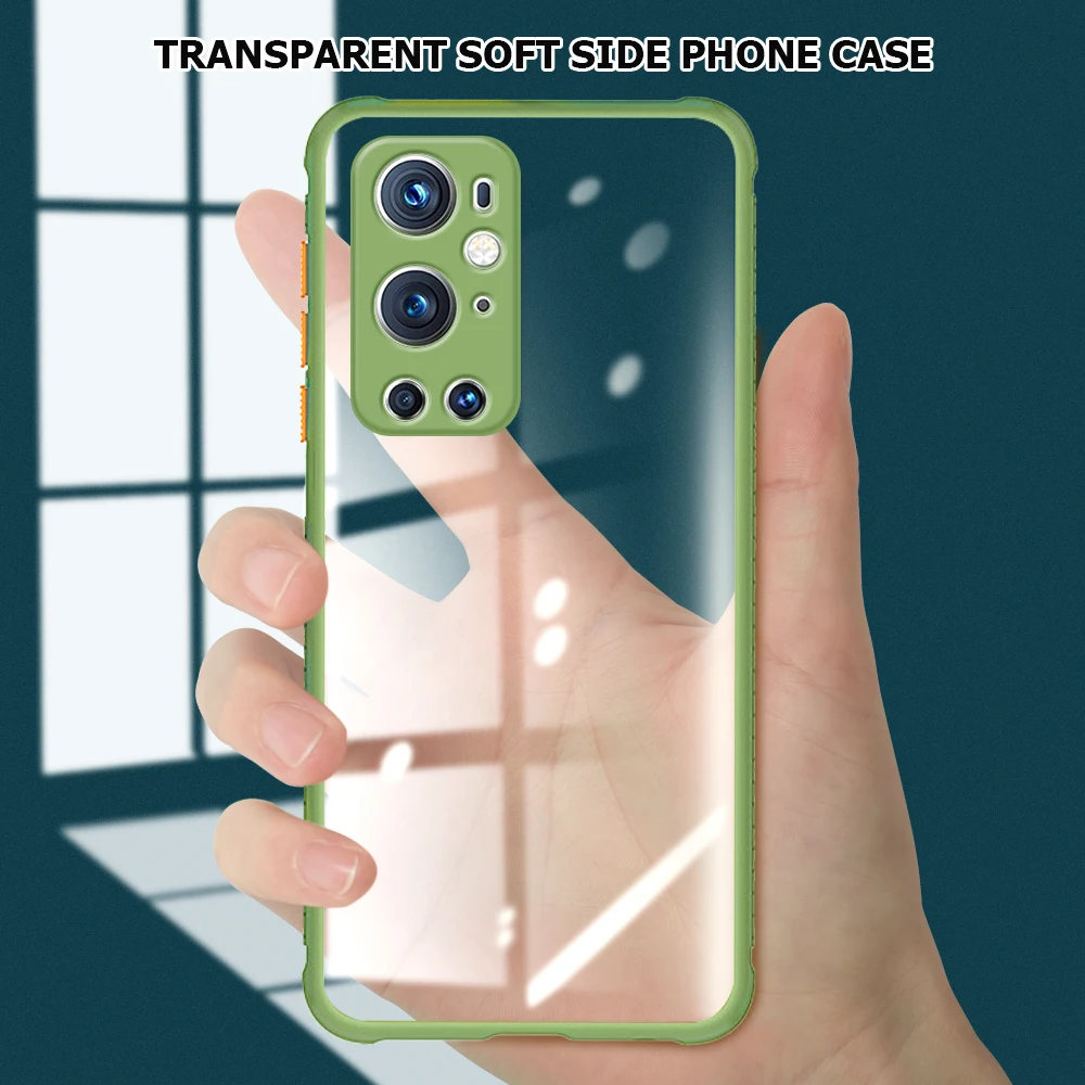 lovecom shockproof armor clear case for oneplus 9 pro 8 8t 9r phone case for oneplus nord lens protection bumper soft back cover free global shipping