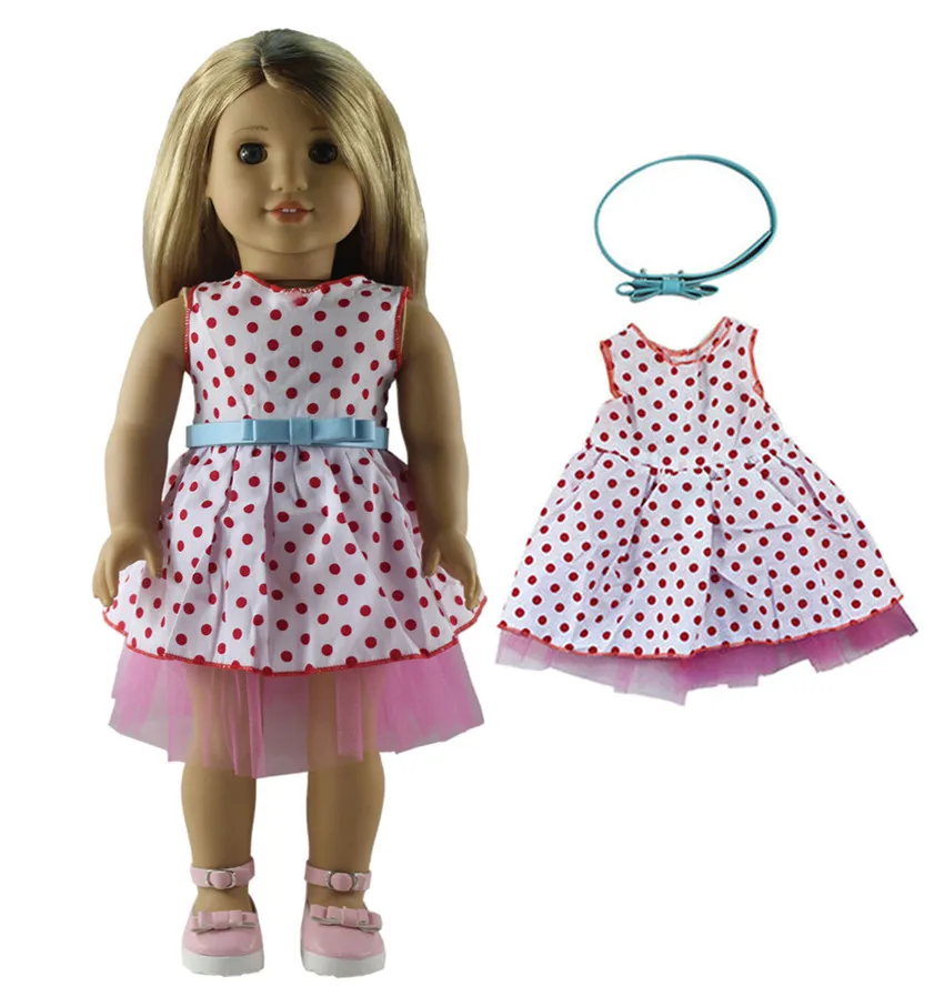 Hot 5 PCS Different Colors and Styles Doll Clothes for 18 inch American Bitty Baby S21 | Dolls Accessories