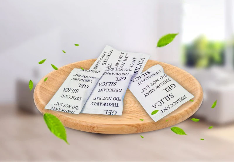 

100 bags of non-toxic silica gel desiccant kitchen moisture dehumidifier accessories water absorption bag