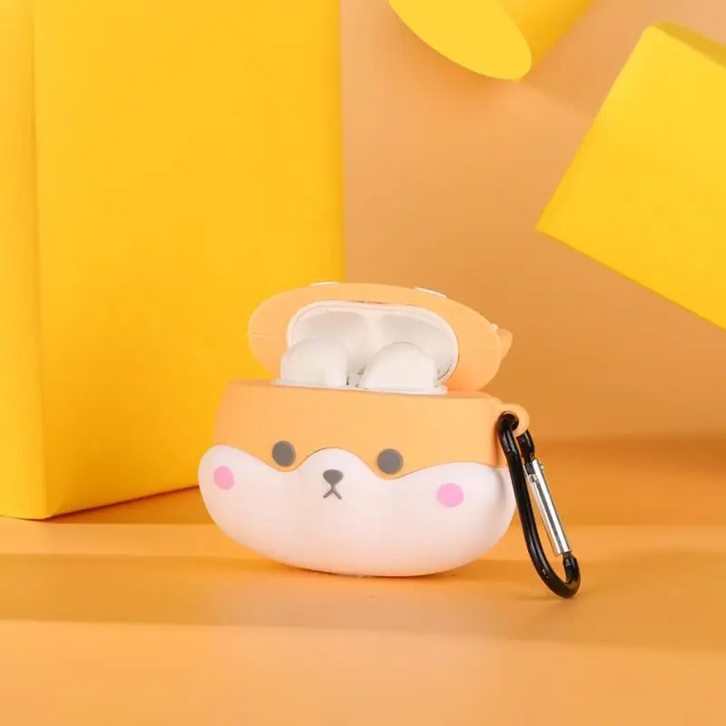 Чехол с изображением Сиба-ину для AirPods Pro силиконовый чехол Bluetooth наушников 3