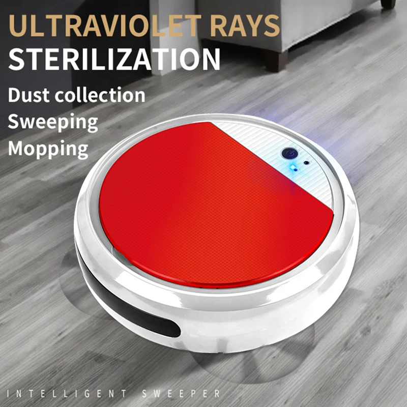 

Robot Vacuum Cleaner Smart Disinfection Sweep&Wet Mopping Scrubber Vacuum Cleaner Robotic Run 60 Mins Vacuum Cleaners For Home