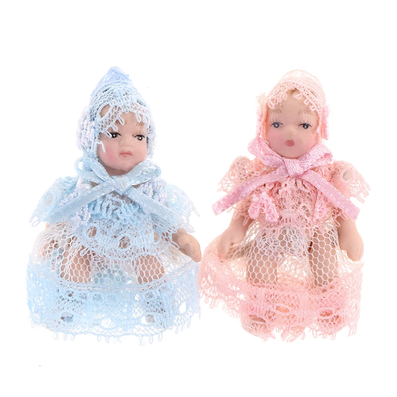 1 Pc 1:12 Dollhouse Miniature Cute Baby Doll People Model Body Joints Moveable toys for girls christmas gifts kids | Игрушки и хобби